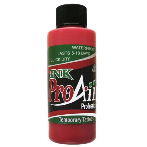 ProAiir Temp Tattoo Ink Lipstick Red 2OZ (INK LIPSTICK RED 2OZ)